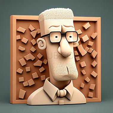 3D model  Dilbert FROM DilbertDilbert (STL)